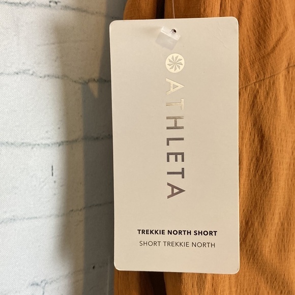 Athleta NWT Trekkie North Short Burnt Orange Plus Size 26 Vacation Resortwear - Picture 8 of 15